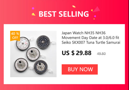 28.5mm Watch Dial NH35 NH36 Dial fit For SKX007 SPRD 6105 Tuna SPB185 SPB187 Watch Cases Feet 3.0 3.8 4.1 Green Luminous Dial