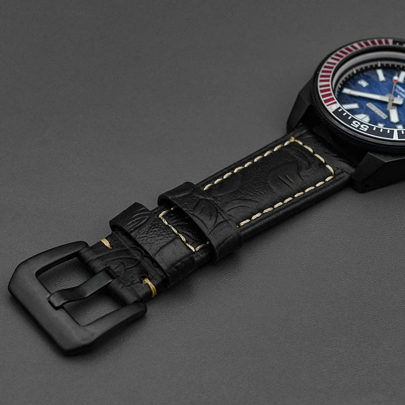 43MM Mod Samurai Black Series SRPE39K1 SRPF79K1 Diver C3 Luminous Sapphire NH35 NH36  Automatic
