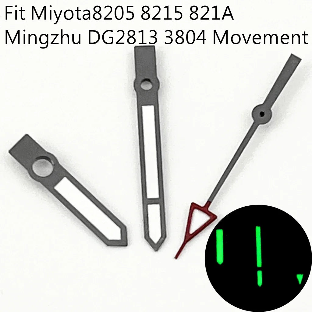 ETA Hands Silver/Black Watch Hands Fit NH35 NH36 PT5000 ETA2836 2824 DG2813 3804 Miyota8215 8205 821A Movement Watch Accessories