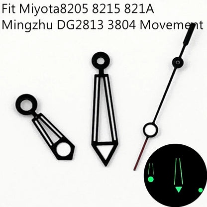 NH35 Watch Hands Green Luminous Fit NH35 NH36 ETA2824 2836 Miyota 8205 8215 N821A Mingzhu DG2813 3804 Movement Watch Accessories