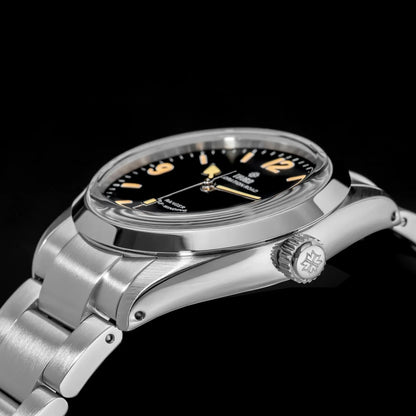 THORN T003 34mm Retro Watch PT5000 Automatic Dome Sapphire Luminous 10Bar dress explorer