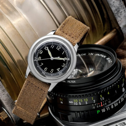 THORN SHY040 A11 Titanium Pilot Watch Military Retro NH35 AR Sapphire Luminous bullet in the back