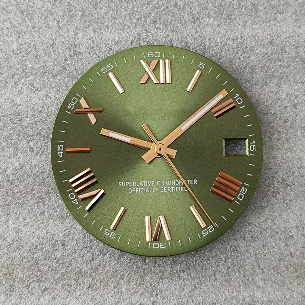 28.5mm NH35 dial Roman dial S Dial Modified Dial for NH35/NH36 Automatic Movement Watch accessories
