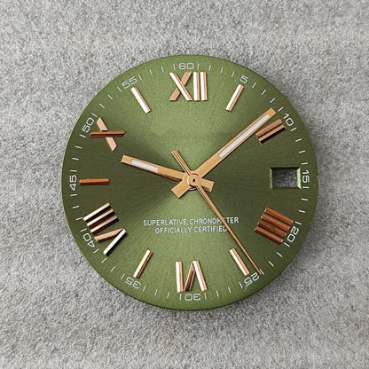 28.5mm NH35 dial Roman dial S Dial Modified Dial for NH35/NH36  Movement Watch accessories