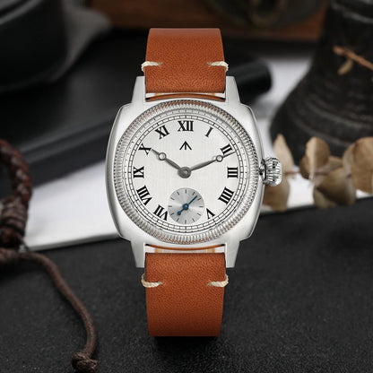 Militado ML03 Quartz Watch VD78 Square Watch Domed AR Sapphire 100M Waterproof 36mm