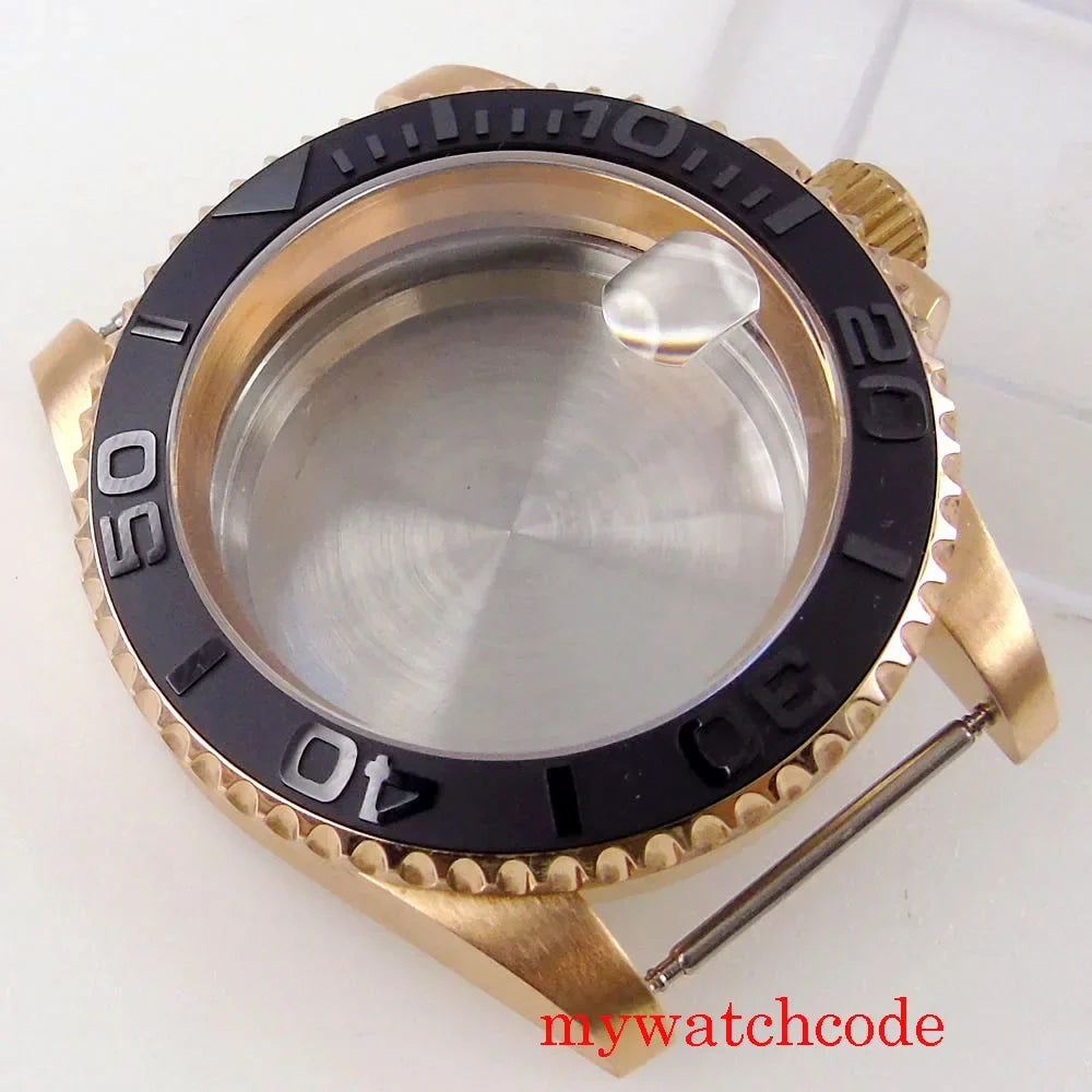 40mm CUSN8 Bronze Case 200M Waterproof Dive SUB Water Ghost Watch Case for NH34 NH35 NH36 NH38 NH39 NH70 NH72 ETA2824 PT5000 Bronze Insert