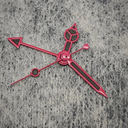 28.5mm NH34 Watch Dial + 4 Pointer Set GMT Mechanical Accessories SUB Watch Dial Modification Parts for NH34 and NH35 Movements