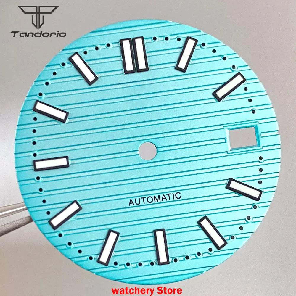 40mm Rose Gold Watch Case Bracelet Fit NH35 NH36 Automatic Movement Watch Parts For Nautilus Style Stainless Steel Bracelet