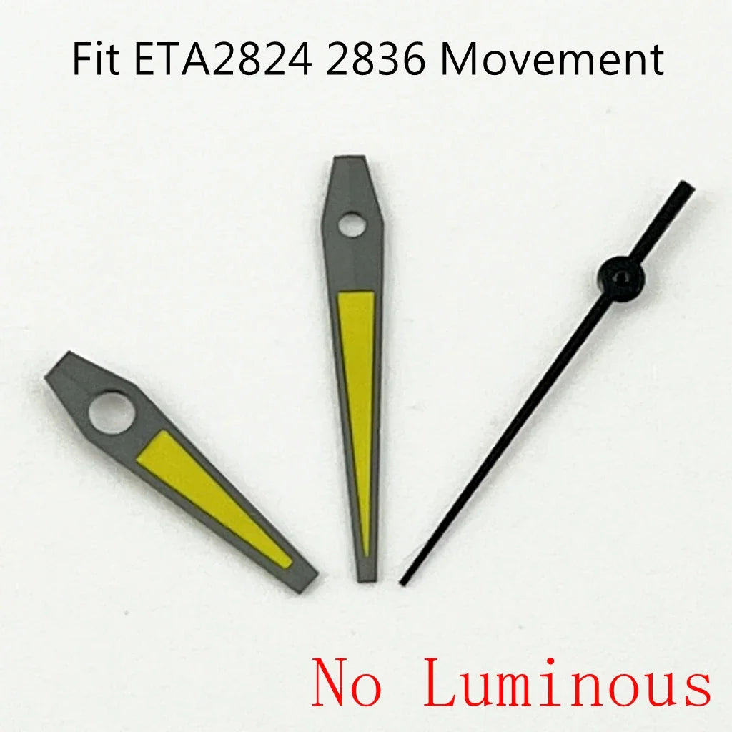NH35 Watch Hands Silver/Gold/Black/Rose Gold Luminous Watch Hands Fit NH35 NH36 ETA2824 2836 PT5000 Movement Watch Accessories