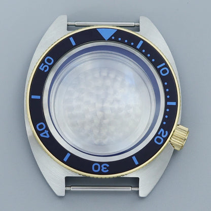 41mm NH35 Watch Case Stainless Steel Accessories For NH35 NH34 Mod Abalone NH36 NH70 Movement 28.5mm Dial Sapphire Crystal Glass