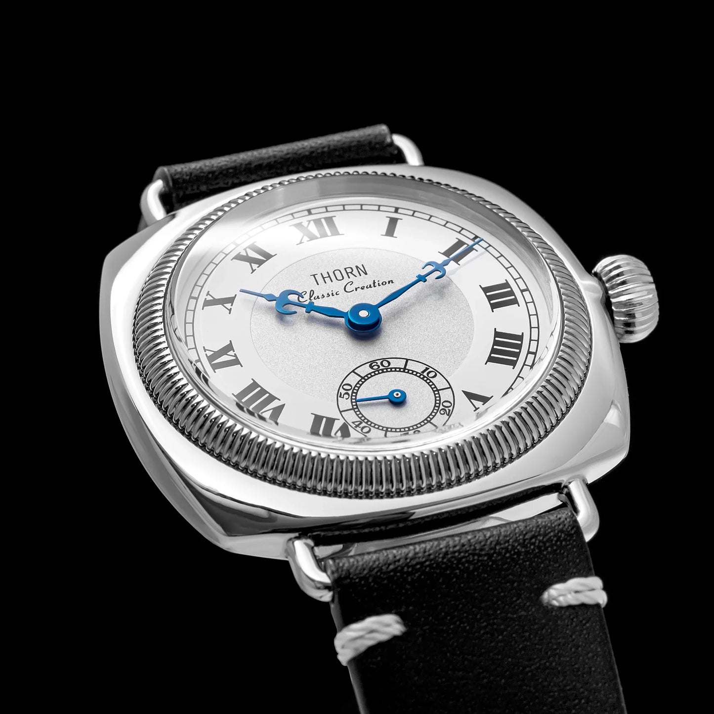 Thorn T002  Retro Square Sub Second 36mm Sapphire Glass VD78 Quartz Movement 10bar