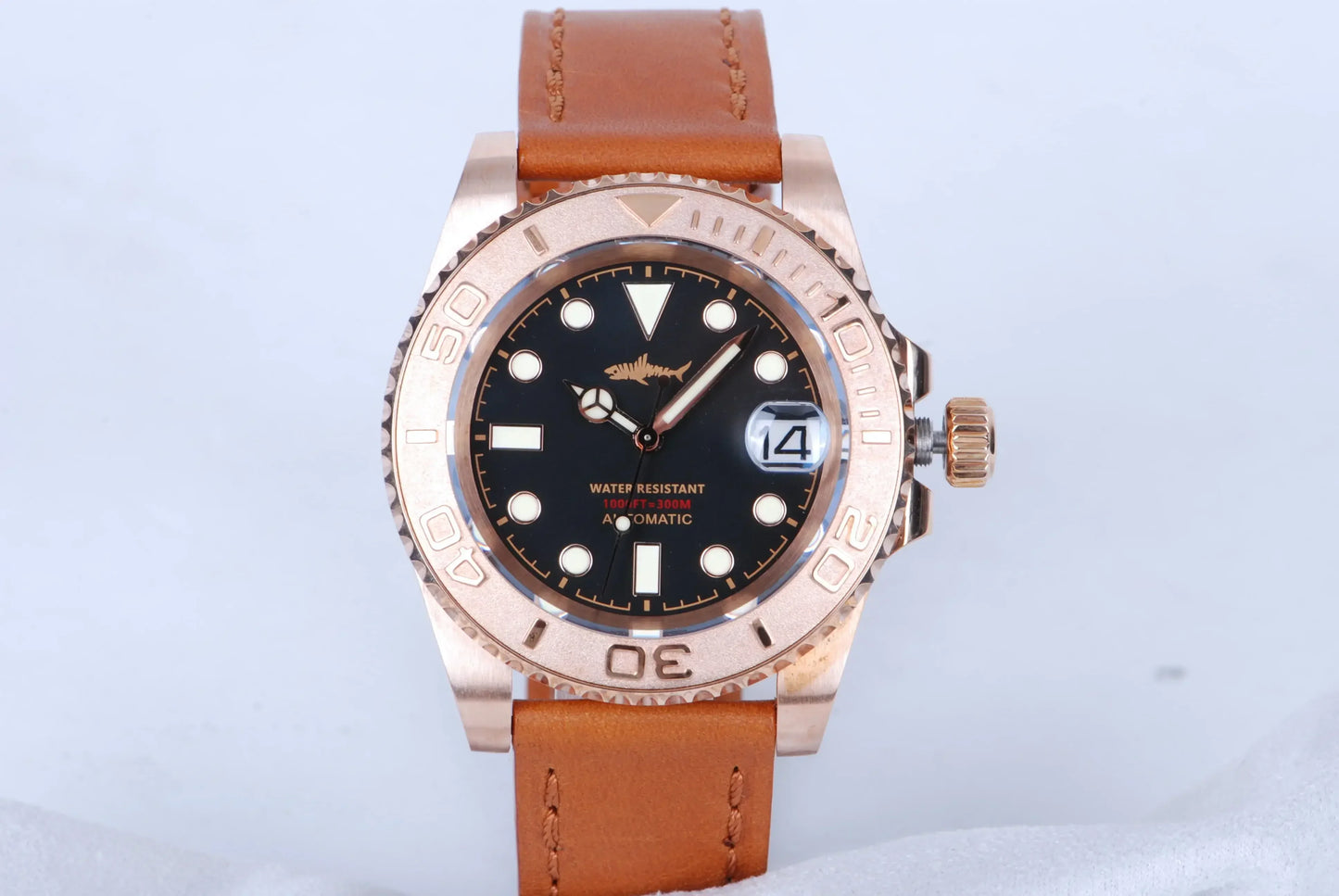 HEIMDALLR Bronze Diver Watch HMCR21 NH36 Automatic Sapphire BGW-9 Lume 44MM Yachmaster 30Bar