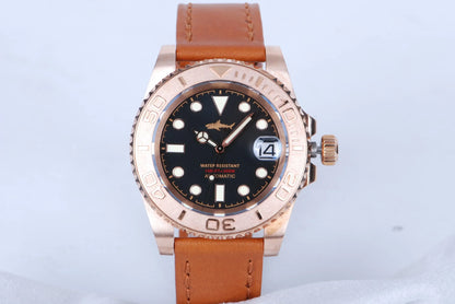 HEIMDALLR Bronze Diver Watch HMCR21 NH36 Automatic Sapphire BGW-9 Lume 44MM Yachmaster 30Bar