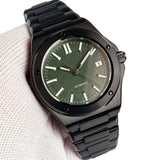 40mm PVD Black Engineer Watch Tandorio TD331P NH35 Automatic Sapphire Glass 100m Waterproof