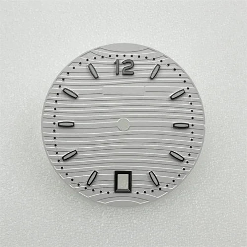 NH35 Dial PP Dial 30.5mm BGW9 Blue Luminous Watch Face for Parrot Watch Modification Accessories Fit NH35 NH36 Movement