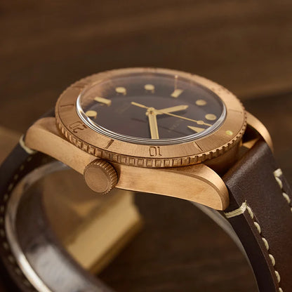 Baltany 44MM Bronze Diving Watch Man S3016 Luxury Sports Watch Super Luminous 20ATM Waterproof NH38 Automatic Mechanical Watches