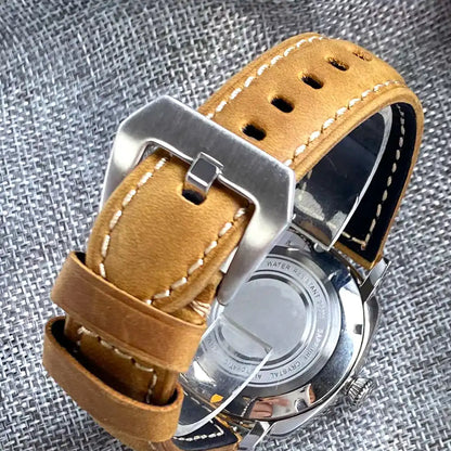 Tandorio Radiomir Homage TD113A 42mm Square California Watch  NH35 PT5000 AR Sapphire 20bar