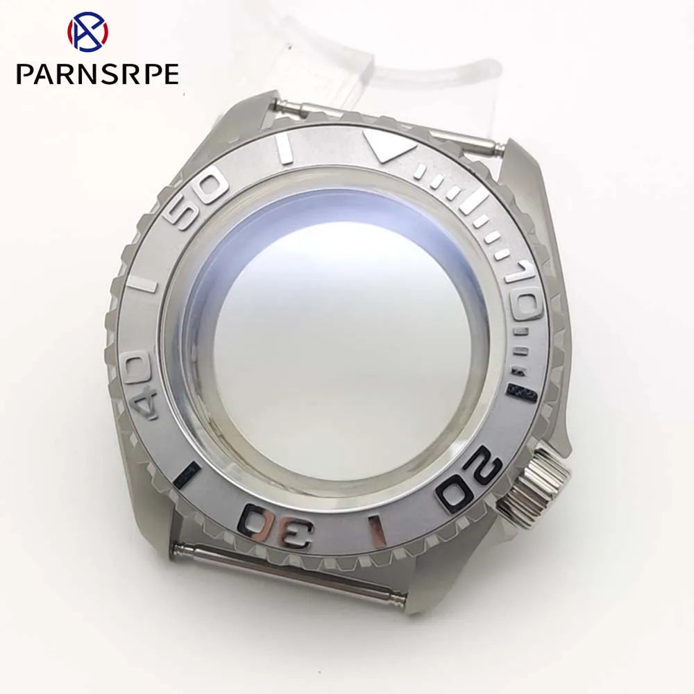 Yacht Master Case 42MM for NH35 NH36 Movement Sapphire crystal stainless steel case Watch Accessories SKX007