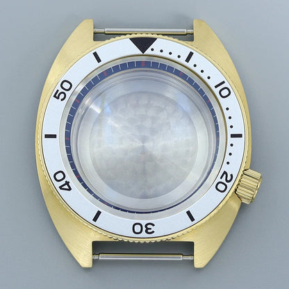 41mm NH35 Watch Case Stainless Steel Accessories For NH35 NH34 Mod Abalone NH36 NH70 Movement 28.5mm Dial Sapphire Crystal Glass