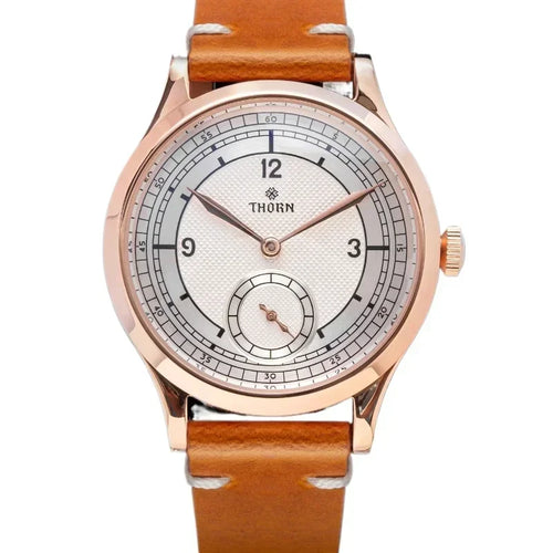 THORN Too1  quartz Sub Second Watch 37mm Case 3ATM AR Sapphire Pilot