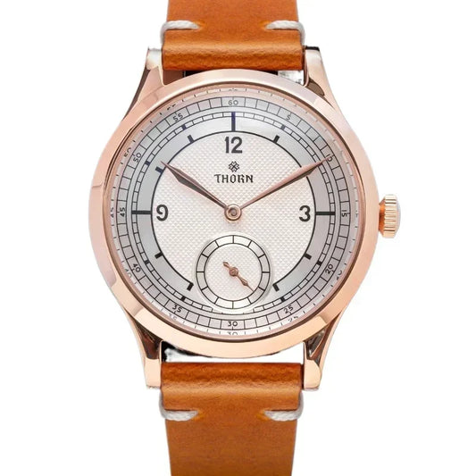 THORN Too1  quartz Sub Second Watch 37mm Case 3ATM AR Sapphire Pilot