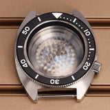 41mm Modified Turtle Watch Case Sapphire For Abalone/tuna mouth 6105 Captain Willard TMI NH35 NH36 NH38 4R Movement Stainless Steel Watch Accessories