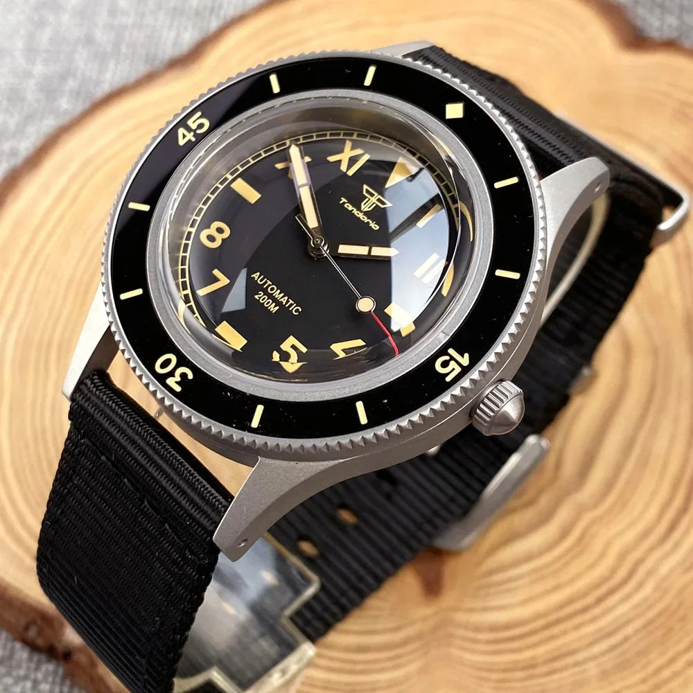 Tandorio Fifty FATHOMS Diver TD223 20bar NH35 PT5000 Sapphire 40mm