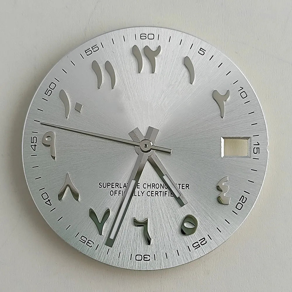 28.5mm watch dial Arabic NH35 dial S dial suitable for NH35 NH36 movement watch accessories repair tool