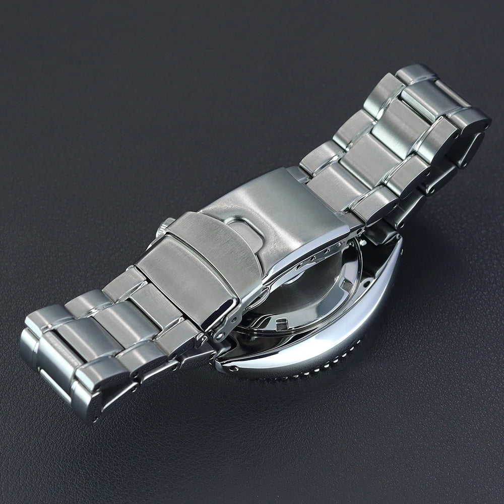 45mm Men's Watch nh35 Cases For NH35 NH36 Modified Abalone NH34 nh38 nh70 4R36 Movement 28.5mm Dial Sapphire Crystal Waterproof