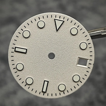 28.5MM Watch Dial NH35 Dial Frosted Texture Watch Faces Men's Watch Accessories for NH35/NH36/4R/7S Mechanical Movement