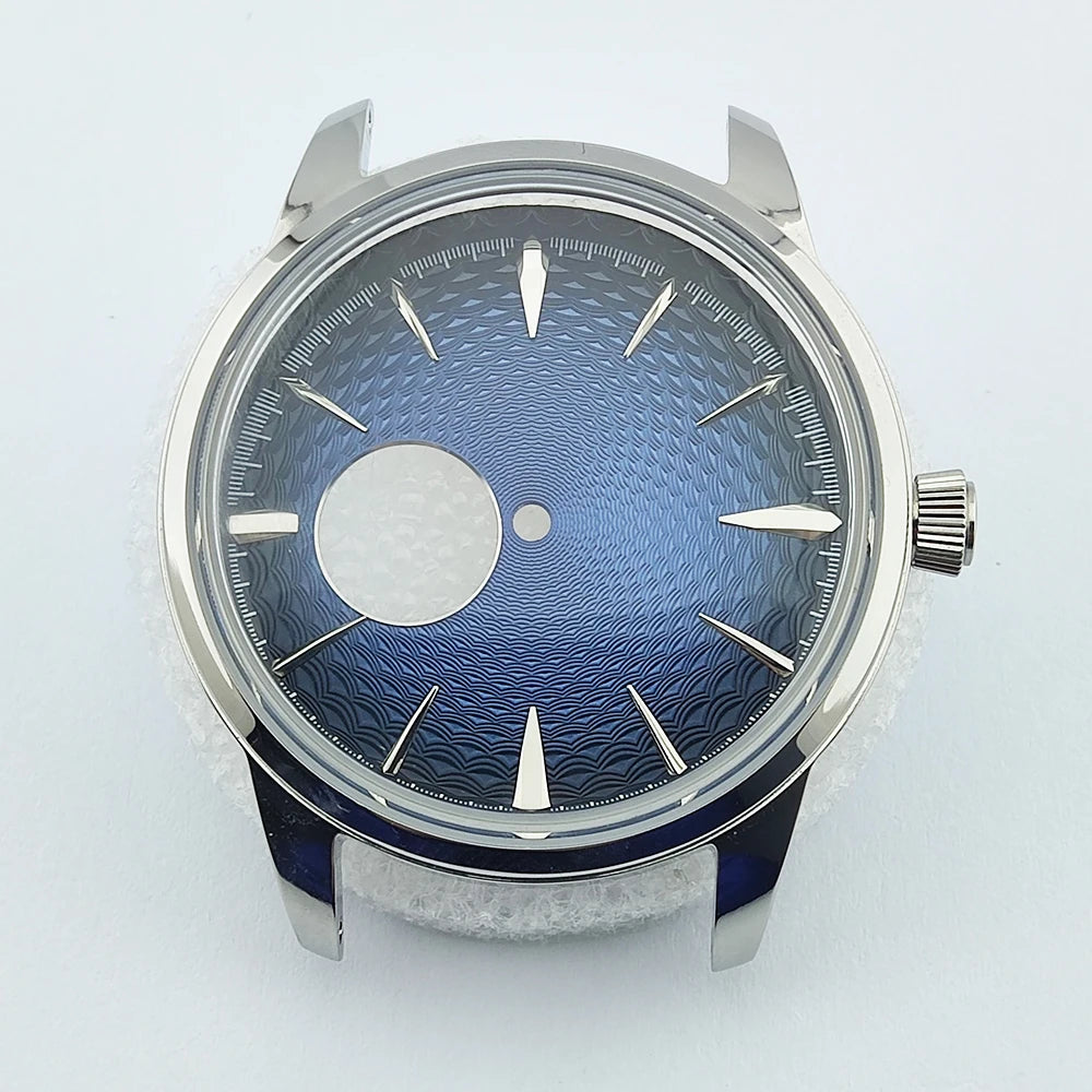 40mm Watch Case nh38 Case Arch Glass Silver Rose Gold Cocktail Case for NH38 Movement fit 35mm Dial