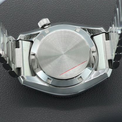 42mm Silvery Men's Watch Cases Bracelet Sapphire Glass For NH35 NH36 NH34 NH38 NH70 Movement NH35 Cases 28.5mm Dial Mod SPB185