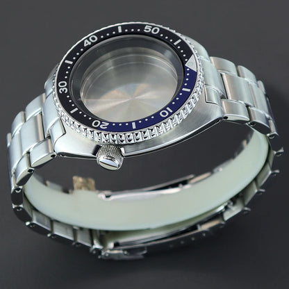 45mm Men's Watch nh35 Cases For NH35 NH36 Modified Abalone NH34 nh38 nh70 4R36 Movement 28.5mm Dial Sapphire Crystal Waterproof