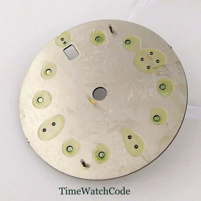 31mm Wave Dial Watch Face Hands Fit for NH35A ETA 2824 PT5000 ST2130 Miyota 8215 821A DG2813 3804 Movement Date Luminous Dial