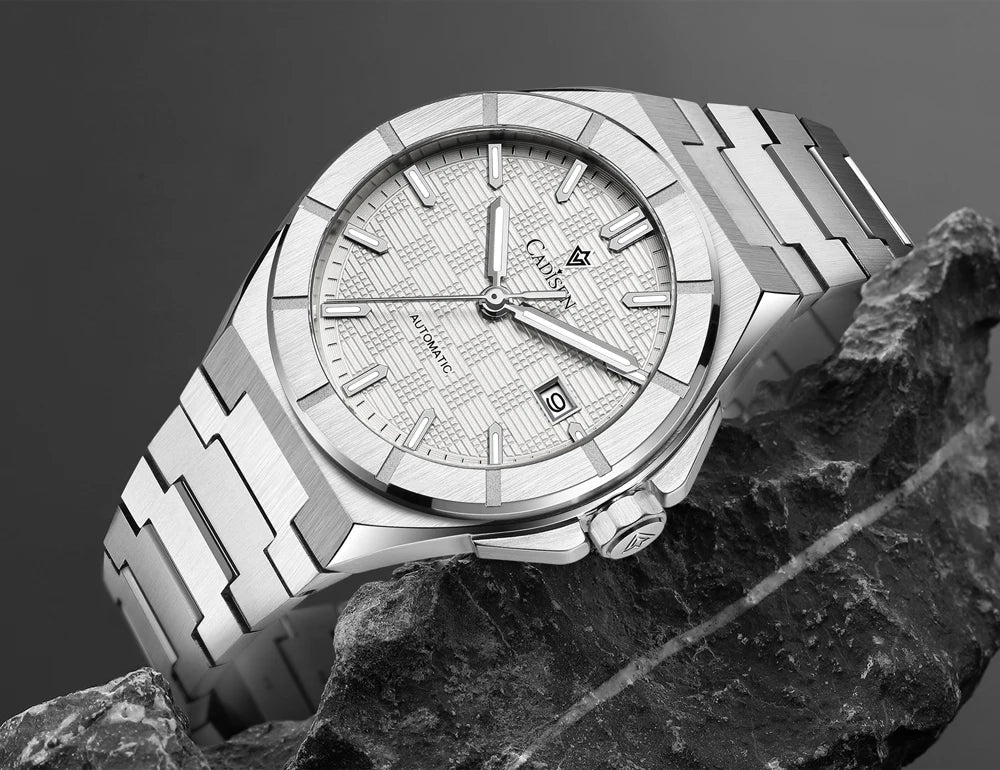 CADISEN Dress Watch C8242 40MM AR Sapphire Seiko NH35 Movt Royal Oak Mod