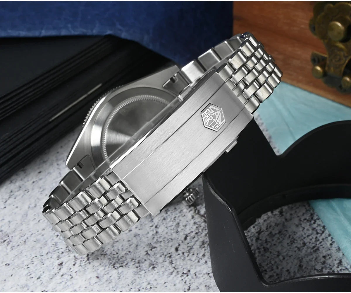 San Martin Diver SN0148G 40mm  Miyota 9015 Automatic Enamel Sunburst Dial 20bar  Ar Sapphire BGW9 Lume