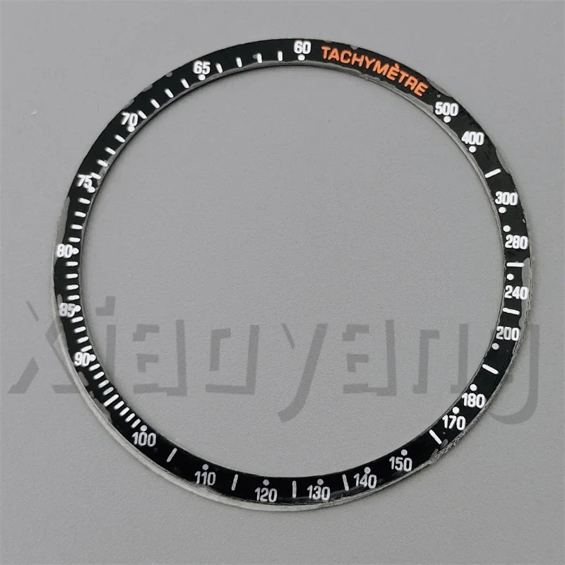 Speed Master Case 40mm VK63 Silver Watch Case Blue Green Black Silver Insert With Coated Glass For VK63 Quartz Chronograph Movement Steel Bracelet