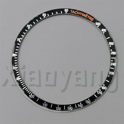 Speed Master Case 40mm VK63 Silver Watch Case Blue Green Black Silver Insert With Coated Glass For VK63 Quartz Chronograph Movement Steel Bracelet