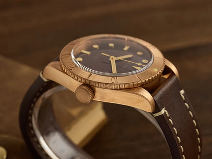 Baltany 44MM Bronze Diving Watch Man S3016 Luxury Sports Watch Super Luminous 20ATM Waterproof NH38 Automatic Mechanical Watches