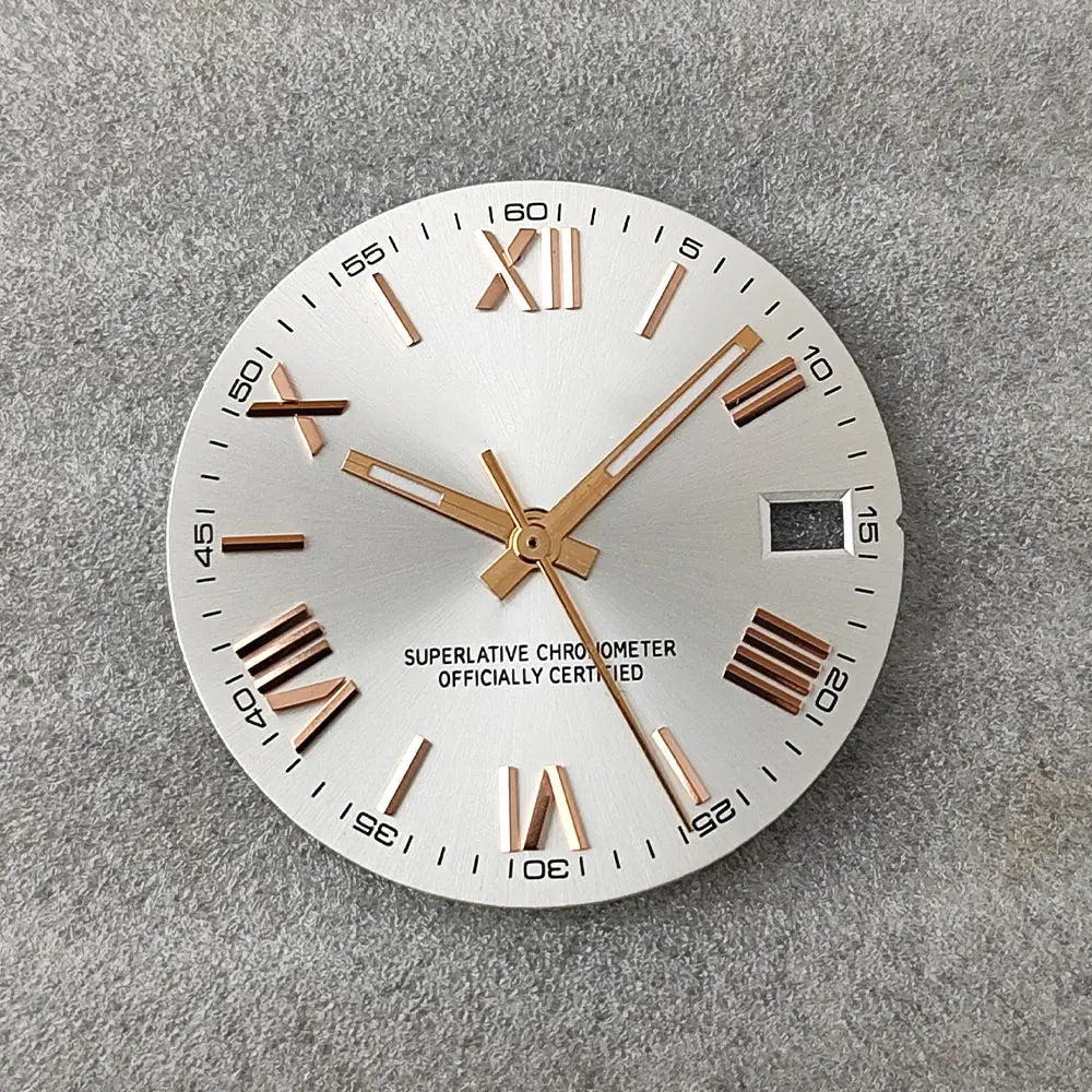 28.5mm NH35 dial Roman dial S Dial Modified Dial for NH35/NH36 Automatic Movement Watch accessories