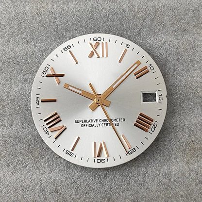 28.5mm NH35 dial Roman dial S Dial Modified Dial for NH35/NH36  Movement Watch accessories