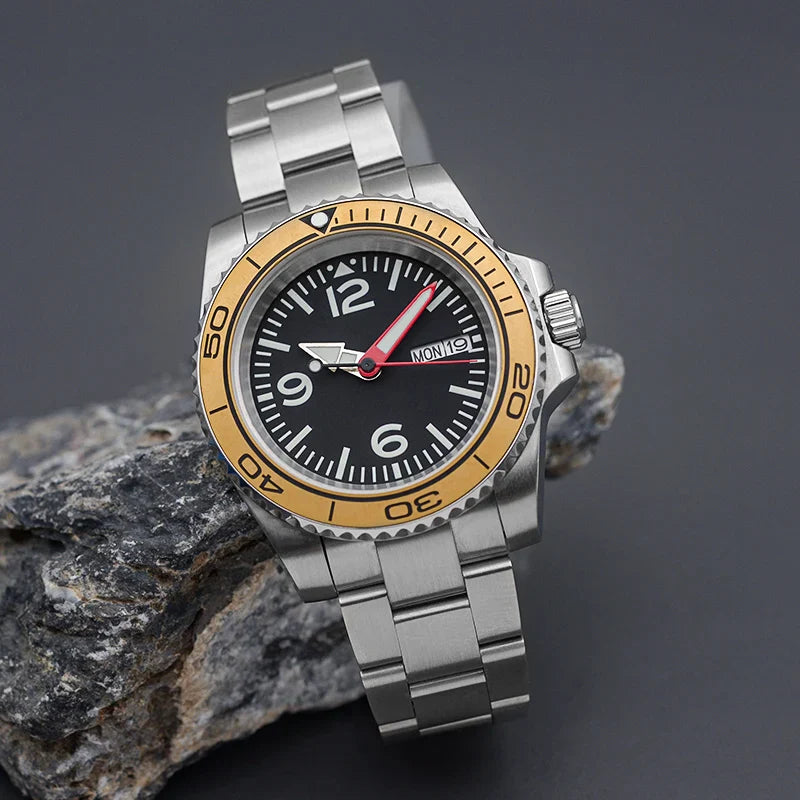 Sterile Submariner Sea Dweller Yacht master NH36 Automatic C3 Lume Sapphire 10bar 41MM