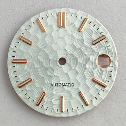 New 28.5mm NH35/NH36 dial watch dial S dial green luminous suitable for NH35/NH36 movements watch accessories repair to