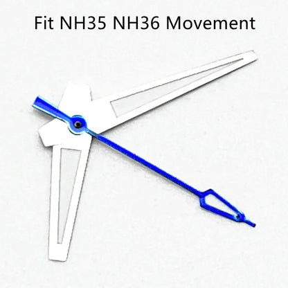 ETA Hands Silver/Blue Watch Hands Fit NH35 NH36 PT5000 ETA2836 2824 DG2813 3804 Miyota8215 8205 821A Movement Watch Accessories