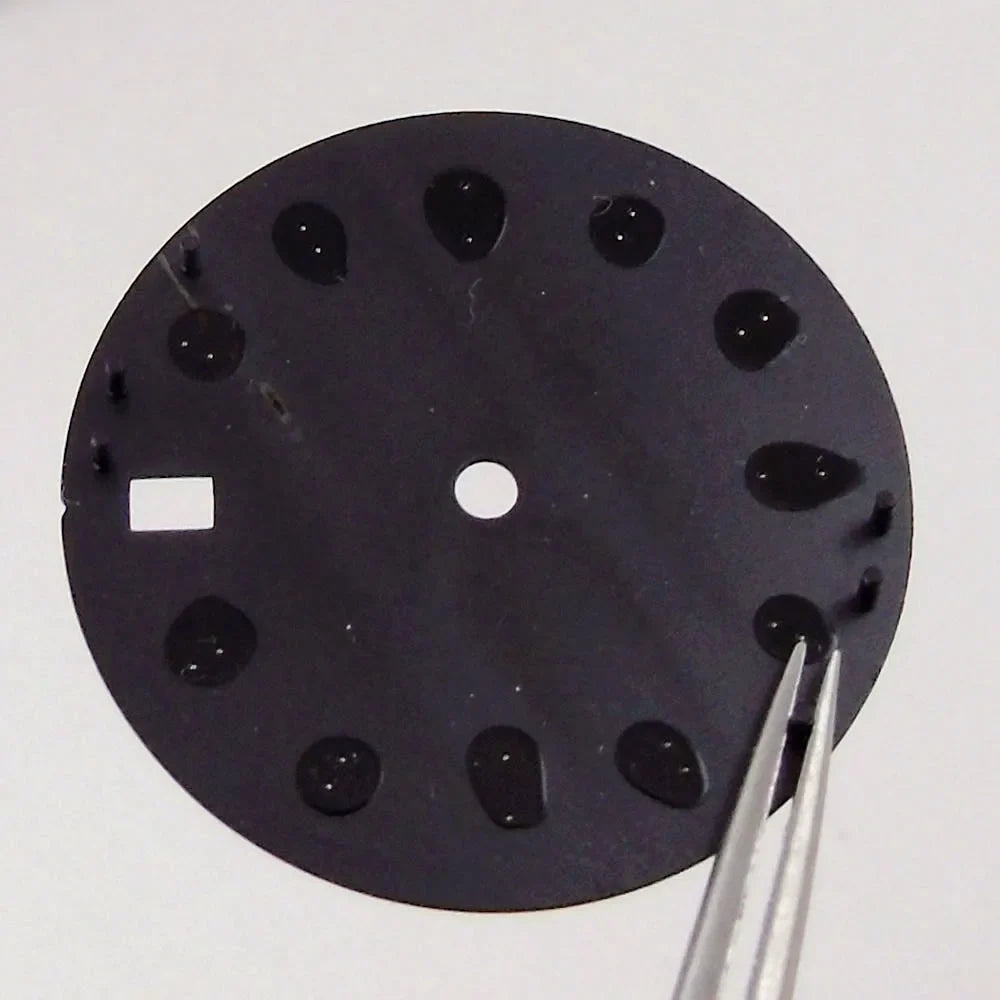 SU B Watch Part 28.5mm Watch Dial for NH 35 NH 36 NH 37 NH 38 NH 39 NH 70 NH 72 Di ver Wristwatch Parts Green/Black Index Repair Tool