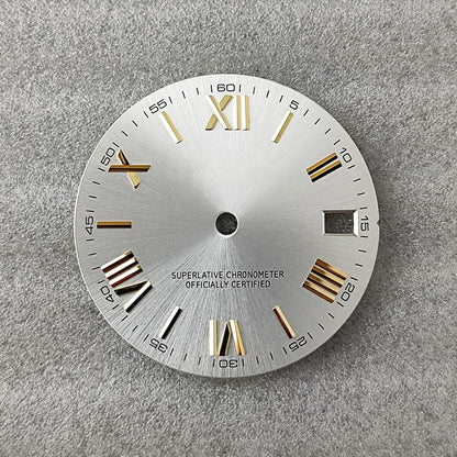 28.5mm NH35 dial Roman dial S Dial Modified Dial for NH35/NH36  Movement Watch accessories