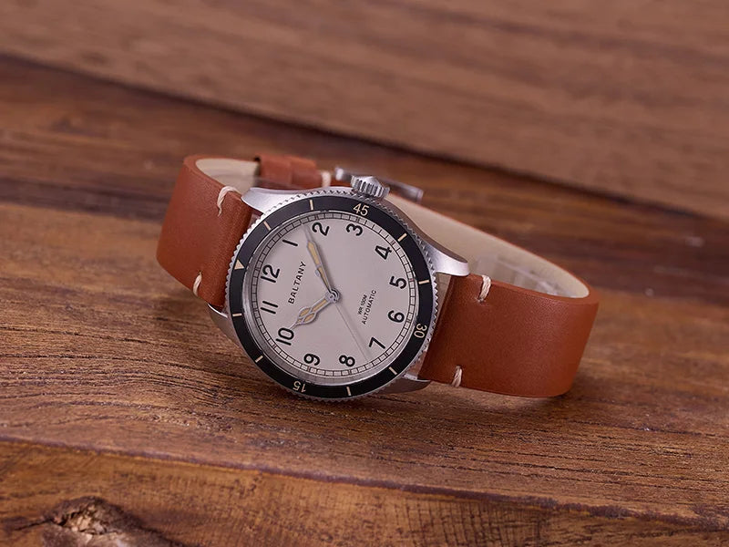 Baltany 38MM Military Watch Men  S2076 NH38 Automation Stainless Steels 100m Waterproof Vintage Khaki Aviation Homage Watch