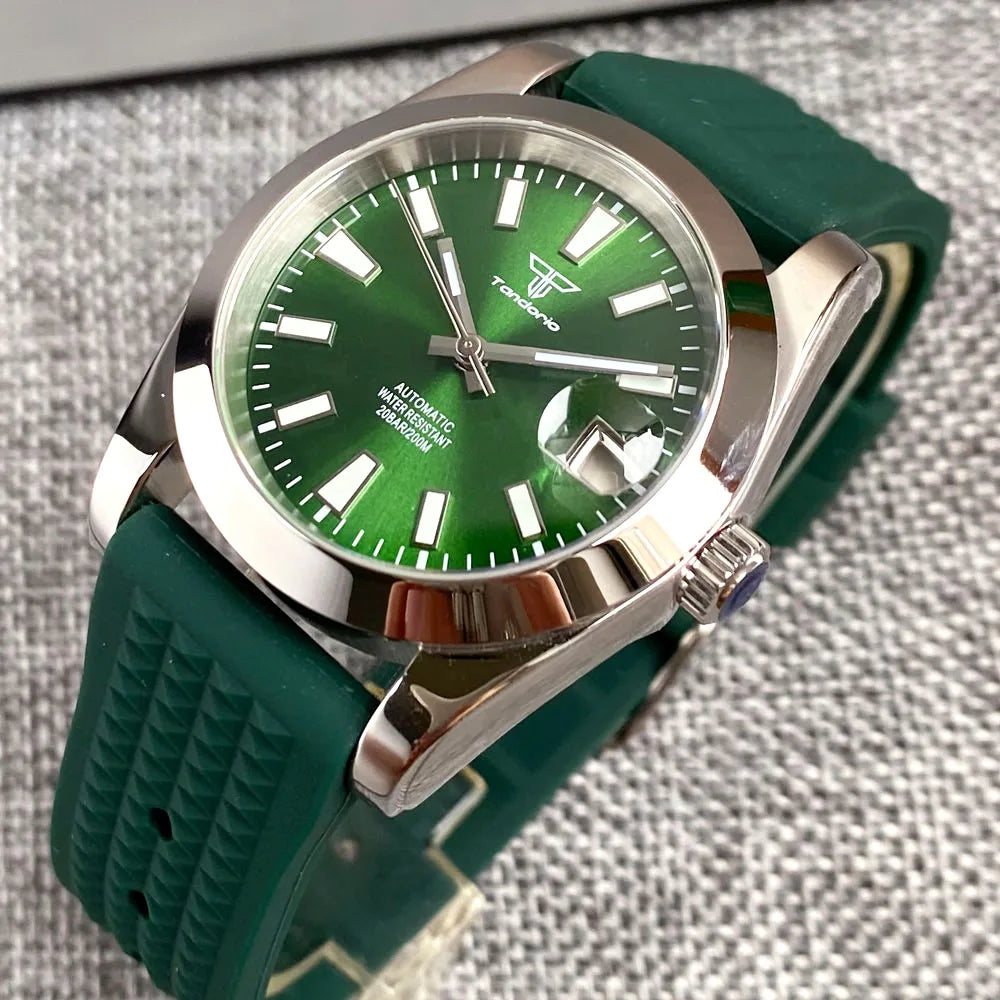 Tandorio 36mm NH35A Explorer Business Sapphire Glass Luminous 20bar TD168