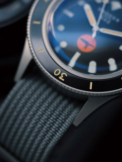 DAGGER-AXE 50 Fathoms Watch NH35 Movt  K9 Mineral Crystal TR900 C3 Luminous 20bar diver 40MM