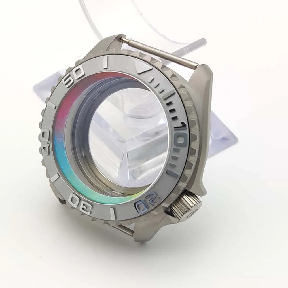 Yacht Master Case 42MM for NH35 NH36 Movement Sapphire crystal stainless steel case Watch Accessories SKX007